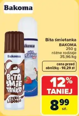 Carrefour Bita śmietanka BAKOMA oferta
