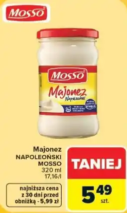 Carrefour Majonez Napoleonowski Mosso oferta