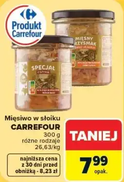 Carrefour Mięsiwo w słoiku CARREFOUR oferta