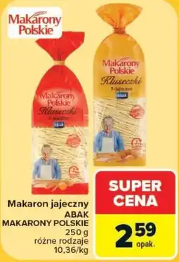 Carrefour Makaron jajeczny ABAK oferta