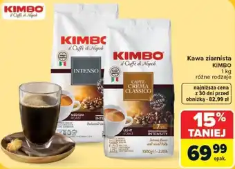 Carrefour Kawa ziarnista KIMBO oferta