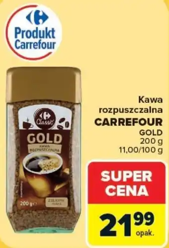 Carrefour Kawa rozpuszczalna CARREFOUR GOLD oferta