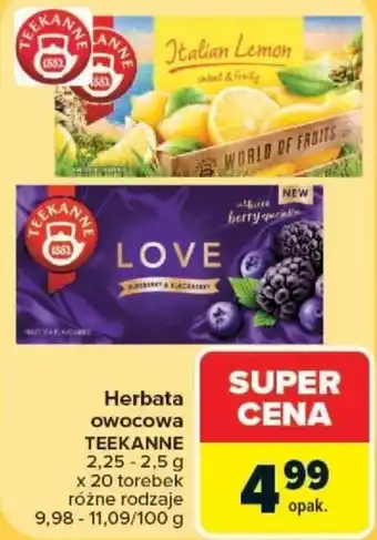 Carrefour Herbata owocowa TEEKANNE oferta