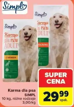 Carrefour Karma dla psa SIMPL oferta