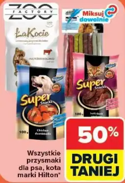 Carrefour Przysmaki dla psa, kota marki Hilton oferta