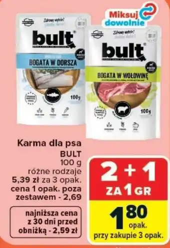 Carrefour Karma dla psa BULT oferta