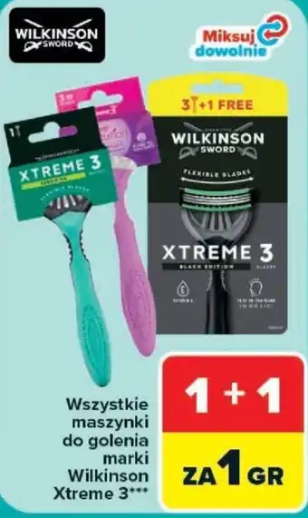 Carrefour Maszynki do golenia Wilkinson Xtreme 3 oferta
