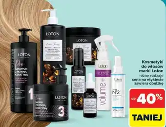 Carrefour Kosmetyki do włosów marki Loton oferta