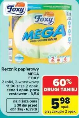 Carrefour Ręcznik papierowy MEGA FOXY oferta