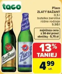 Carrefour Piwo ZLATÝ BAŽANT oferta