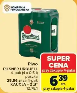 Carrefour Piwo PILSNER URQUELL oferta