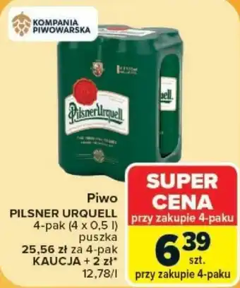 Carrefour Piwo PILSNER URQUELL oferta