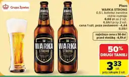 Carrefour Piwo Warka Strong oferta
