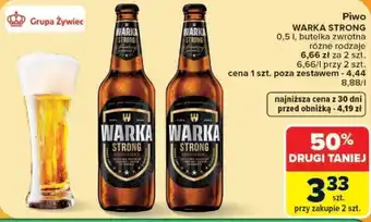 Piwo Warka Strong