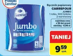 Carrefour Ręcznik papierowy Jumbo oferta