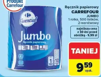 Carrefour Ręcznik papierowy Jumbo oferta