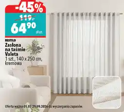 Biedronka Zasłona na taśmie Restilo Valeta oferta