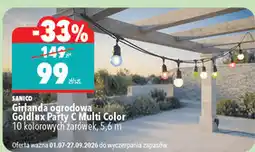 Biedronka Sanico Girlanda ogrodowa Goldlux Party C Multi Color oferta