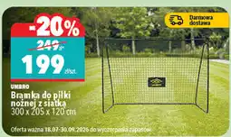 Biedronka Umbro Bramka do piłki nożnej z siatką oferta