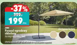 Biedronka Jumi Parasol ogrodowy składany na wysięgniku oferta