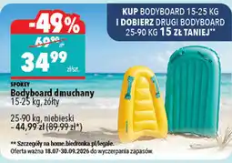 Biedronka Spokey Bodyboard dmuchany oferta