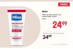 Rossmann Krem do ciała twarzy i ust regenerujący kojący Mixa Balm Cica+ oferta
