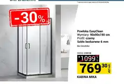 Merkury Market Kabina prysznicowa Mika czarna oferta