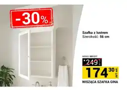 Merkury Market Szafka wisząca z lustrem Gina oferta