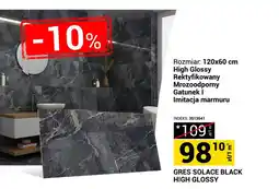 Merkury Market Gres Solace Black High Glossy oferta