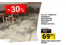 Merkury Market Gres polerowany E-Me-Aqura Onyx Glossy oferta