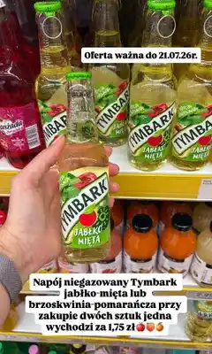 Dino Napój niegazowany Tymbark jabłko-mięta oferta