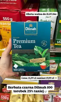 Dino Herbata czarna Dilmah Ceylon Premium Tea oferta