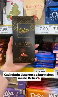 Dino Czekolada deserowa z karmelem Deliss Dark Caramel oferta