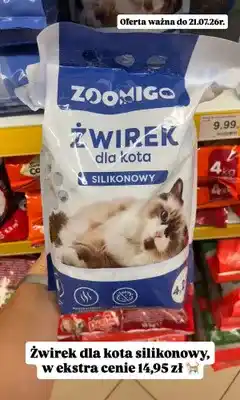 Dino Żwirek dla kota silikonowy Zoomigo oferta