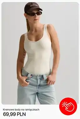 Cropp Kremowe body na ramiączkach Cropp oferta