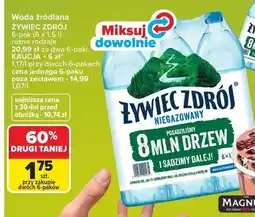 Carrefour Woda źródlana Żywiec Zdrój niegazowana 6-pak oferta