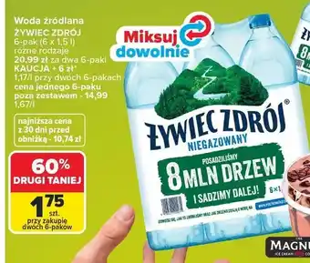Woda źródlana Żywiec Zdrój niegazowana 6-pak