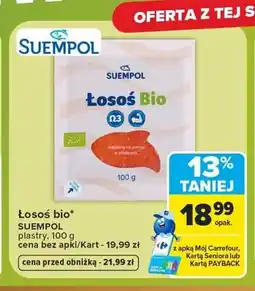 Carrefour Łosoś bio SUEMPOL plastry oferta