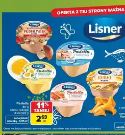 Carrefour Pasta jajeczna Pastella Lisner z grzybami i pieczoną papryką oferta