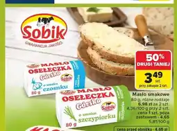 Carrefour Masło smakowe Sobik Osełeczka Górska o smaku czosnku oferta