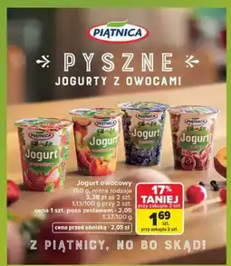 Carrefour Jogurt owocowy Piątnica jagodowy oferta