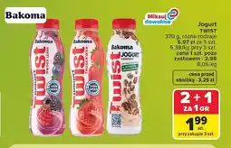Carrefour Jogurt pitny Bakoma Twist Owoce Leśne oferta