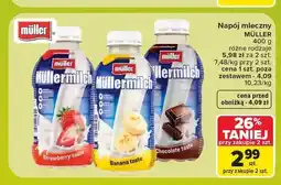 Carrefour Napój mleczny Müller Müllermilch o smaku truskawkowym oferta