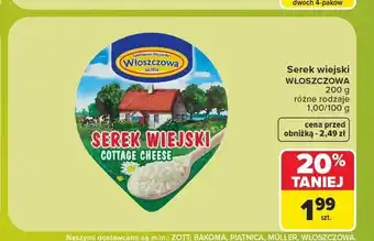 Carrefour Serek wiejski Włoszczowa oferta