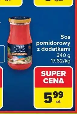 Carrefour Sos pomidorowy z dodatkami Cirio Napoletana oferta