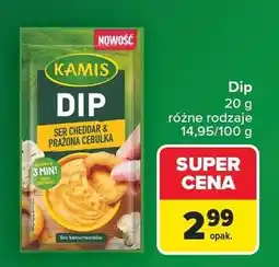 Carrefour Dip Ser Cheddar & Prażona Cebulka Kamis oferta