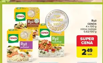 Ryż naturalny brązowy pełnoziarnisty Cenos 4-pak