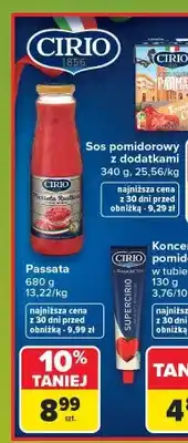 Carrefour Passata Rustica Cirio oferta