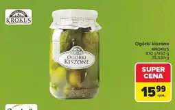 Carrefour Ogórki kiszone Krokus oferta
