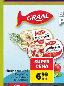Carrefour Filety z makreli w oleju Graal oferta